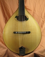 sitka spruce, big leaf maple carved mandolin